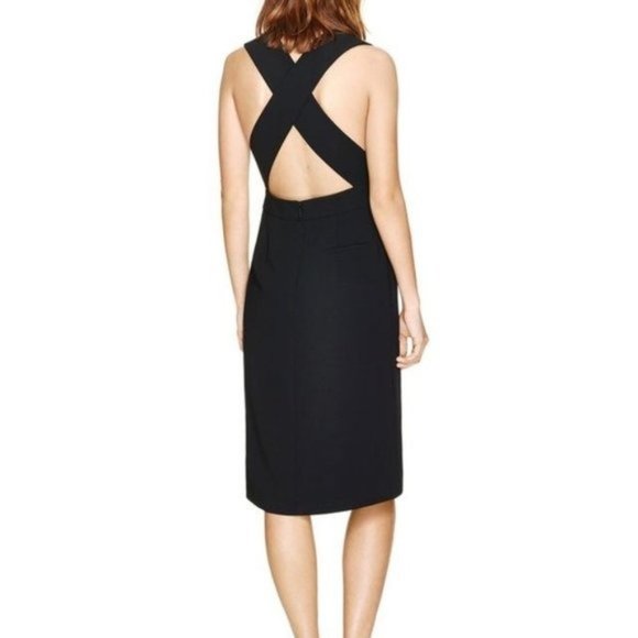 Babaton Aritzia Alex Cross Back Midi Dress - Picture 4 of 9